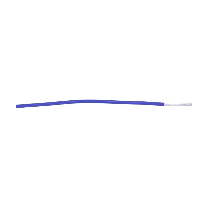 Alpha Wire Hookup Wire TEFLON Series Blue 0.09 mm² 28 AWG 30.5 m Polytetrafluoroethylene Insulated 250V 2842/7 BL005