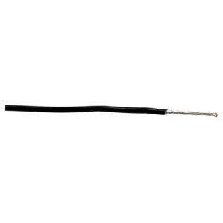 Alpha Wire Hookup Wire TEFLON Series Black 0.23 mm² Cross Section, 24 AWG, 7/0.20 mm Core Strands, 30 m Length 2844/7 BK005