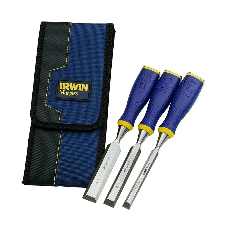 Irwin Professional High Carbon Steel Chisel Set Hardened to 58-61 HRC 3 Pieces 10503426