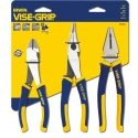 Irwin 3-Piece Plier Set Chromium-Nickel Steel ProTouch Handles Machined Jaws 10505483