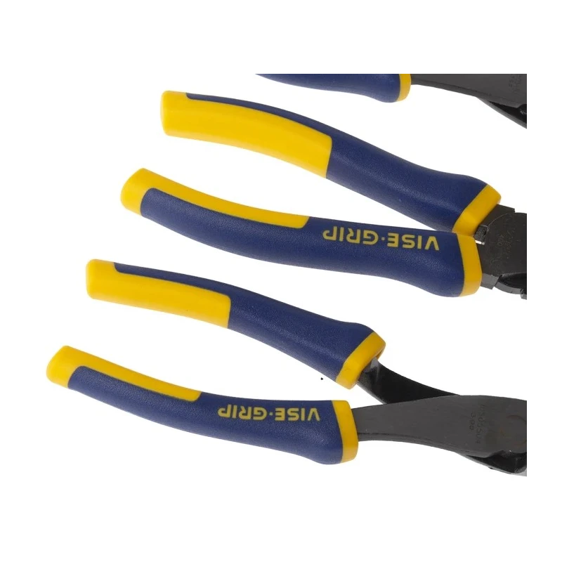 Irwin 3-Piece Plier Set Chromium-Nickel Steel ProTouch Handles Machined Jaws 10505483