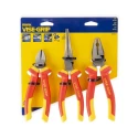 Irwin VDE Approved 3-Piece Plier Set Combination, Diagonal, Long Nose Pliers 10505519