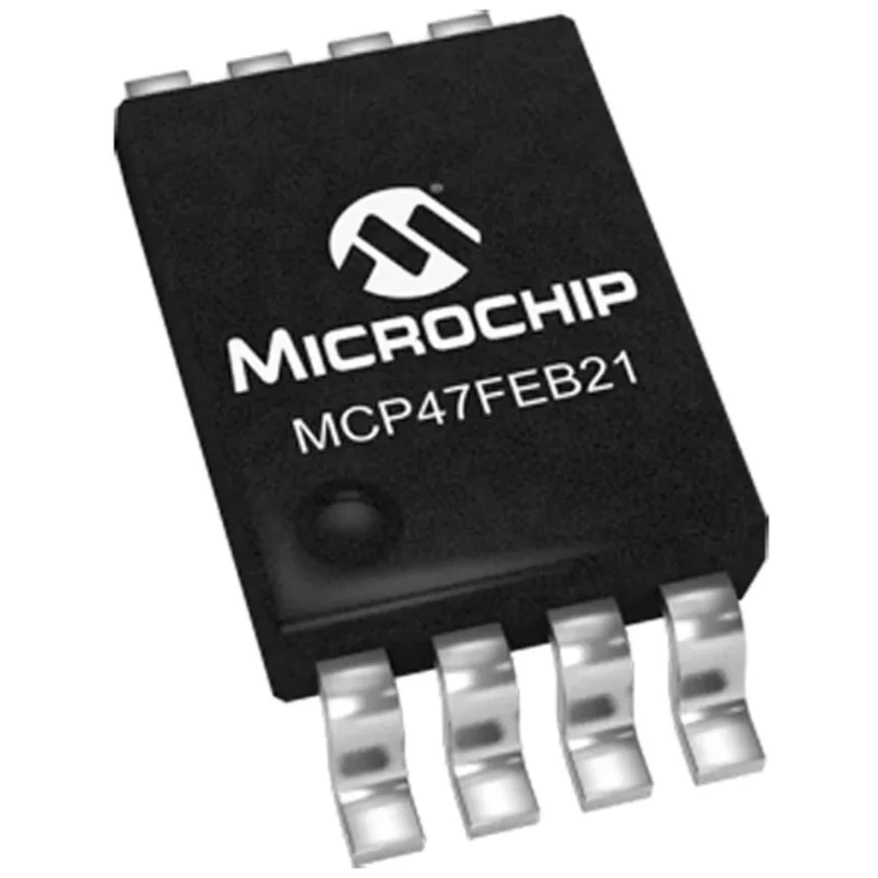 Microchip 12-Bit Serial I2C Digital-to-Analogue Converter DAC, 1 Channel, Surface Mount, 8-Pin TSSOP MCP47FEB21A0-E/ST