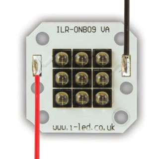 Intelligent LED Solutions OSLON Black PowerCluster 9-LED 850 nm IR LED Array PCB Screw Mount ILR-IO09-85SL-SC211-WIR200.