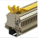 RS PRO Screw Clamp Disconnect Terminal Block Beige 4mm², 1-Level, 22A, 800V 878-7588