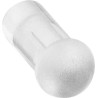 Mentor GmbH Panel Mount 1-Way Straight Rigid LED Light Pipe Clear Yellow 1293.1000
