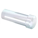 Mentor GmbH Panel Mount 1-Way Straight Rigid LED Light Pipe Clear Plastic, Yellow 1282.2000