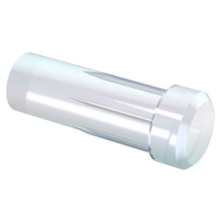 Mentor GmbH Panel Mount 1-Way Straight Rigid LED Light Pipe Clear Plastic, Yellow 1282.2000