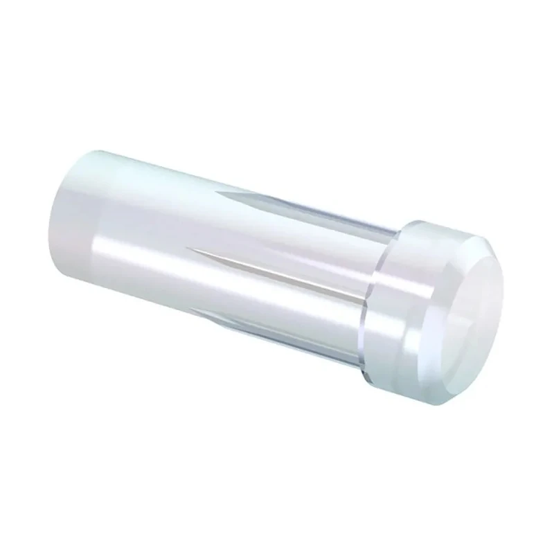 Mentor GmbH Panel Mount 1-Way Straight Rigid LED Light Pipe Clear Plastic, Yellow 1282.2000