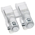 Mentor GmbH Press-In 10-Way Right Angle Rigid LED Light Pipe Clear 3 mm 1271.1002