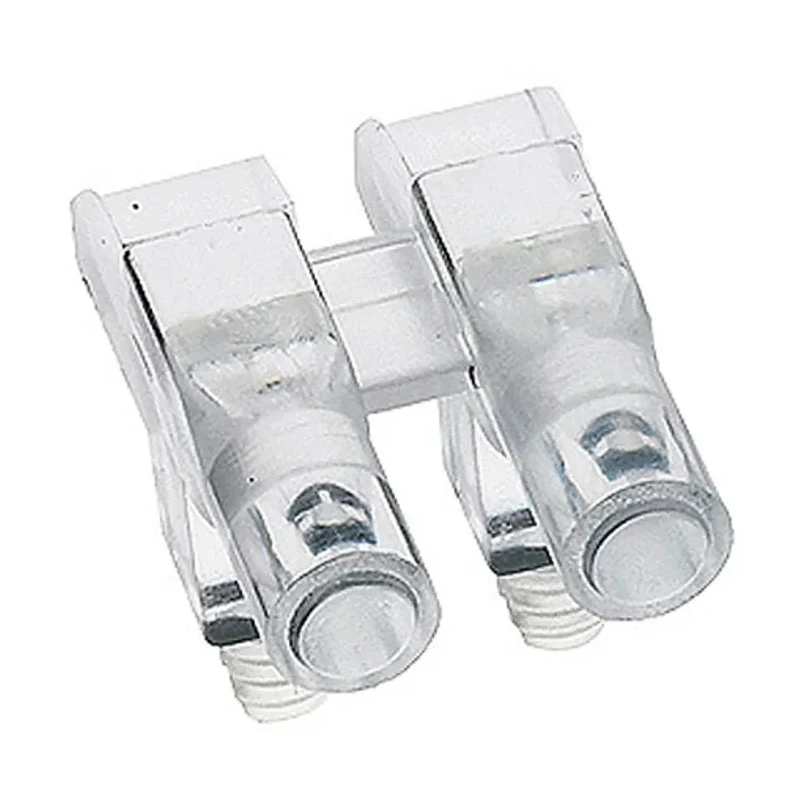 Mentor GmbH Press-In 10-Way Right Angle Rigid LED Light Pipe Clear 3 mm 1271.1002