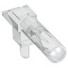 Mentor GmbH PCB 10-Way Right Angle Rigid LED Light Pipe Clear 1271.2001