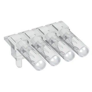 Mentor GmbH PCB 10-Way Right Angle Rigid LED Light Pipe Clear 1271.2004