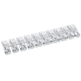 Mentor GmbH Press-In 10-Way Right Angle Rigid LED Light Pipe Clear 1271.1010