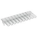 Mentor GmbH PCB 10-Way Right Angle Rigid LED Light Pipe Clear 1271.2010