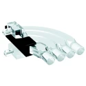 Mentor GmbH Surface 4-Way Right Angle Rigid LED Light Pipe Clear 1276.2004