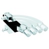 Mentor GmbH Surface 4-Way Right Angle Rigid LED Light Pipe Clear 1276.2004