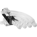 Mentor GmbH Press-In 4-Way Right Angle Rigid LED Light Pipe Clear 3 mm 1276.1004