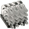 Mentor GmbH Press-In 16-Way Right Angle Rigid LED Light Pipe Clear 3 mm 1279.1004