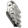Mentor GmbH Press-In 4-Way Right Angle Rigid LED Light Pipe Clear 29.38mm 1279.1001