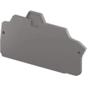 Entrelec EK Series End Section for Use with ZK10-PE PI-Spring Screwless Terminal Blocks 