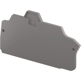 Entrelec EK Series End Section for Use with ZK10-PE PI-Spring Screwless Terminal Blocks 