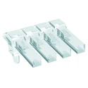 Mentor GmbH PCB 4-Way Right Angle Rigid LED Light Pipe Clear 1.4 mm 1271.2604