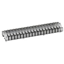 Mentor GmbH Press-In 20-Way Right Angle Rigid LED Light Pipe Clear 12.9mm Length 3.2mm Outside Diameter 1278.1020