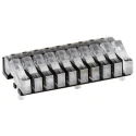 Mentor GmbH Press-In 10-Way Right Angle Rigid LED Light Pipe Clear 12.9mm Length 3.2mm Diameter 1278.1010