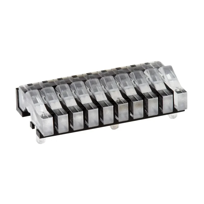 Mentor GmbH Press-In 10-Way Right Angle Rigid LED Light Pipe Clear 12.9mm Length 3.2mm Diameter 1278.1010