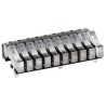 Mentor GmbH Press-In 10-Way Right Angle Rigid LED Light Pipe Clear 12.9mm Length 3.2mm Diameter 1278.1010