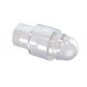 Mentor GmbH Rear Panel 1-Way Straight Rigid LED Light Pipe Clear Yellow 7.9mm Length 1294.1000