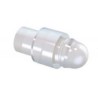 Mentor GmbH Rear Panel 1-Way Straight Rigid LED Light Pipe Clear Yellow 7.9mm Length 1294.1000