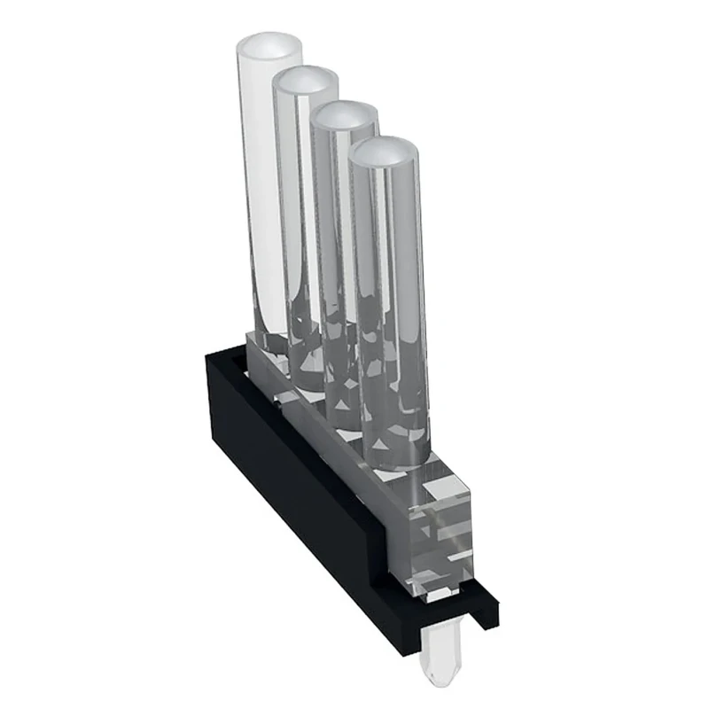 Mentor GmbH Vertical 4-Way Straight Rigid LED Light Pipe Clear 2 mm 1296.7014