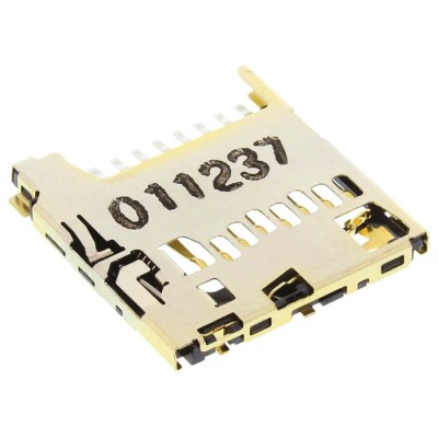 Molex 8 Way Push-Push MicroSD Memory Card Connector, Solder, Surface Mount, 1.1mm Pitch 503398-1892