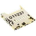 Molex 8 Way Push-Push MicroSD Memory Card Connector, Solder, Surface Mount, 1.1mm Pitch, Gold Contacts 503398-1892