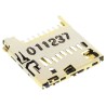Molex 8 Way Push-Push MicroSD Memory Card Connector, Solder, Surface Mount, 1.1mm Pitch, Gold Contacts 503398-1892