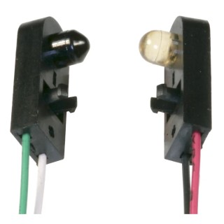 Optek Infrared Transceiver 25° Emitter Angle 880 nm Peak Wavelength 36 in Transmission Distance OPB100Z