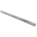 RS PRO Open Slot PVC Cable Trunking Grey W40mm x D60 mm x L1 m Self-Extinguishing W40mm