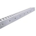 RS PRO Open Slot PVC Cable Trunking Grey W40mm x D60 mm x L1 m Self-Extinguishing W40mm
