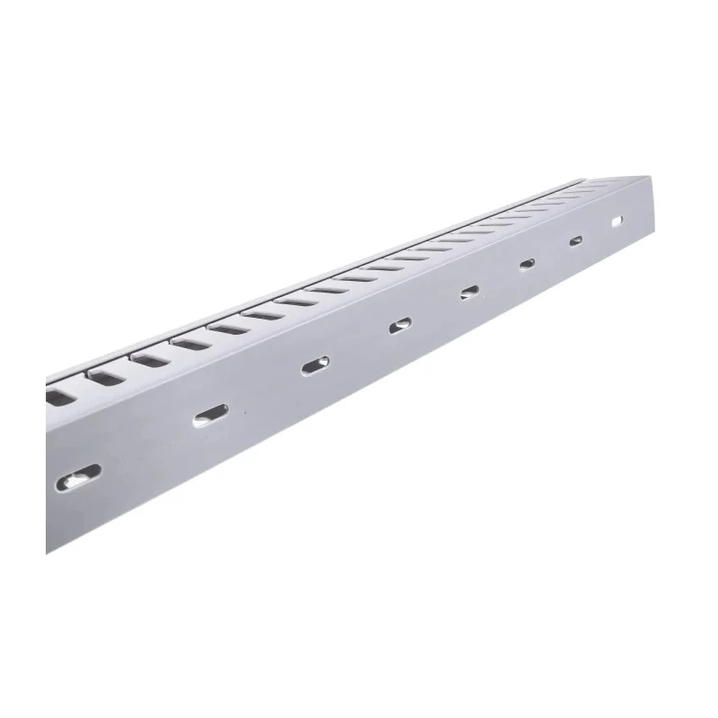 RS PRO Open Slot PVC Cable Trunking Grey W40mm x D60 mm x L1 m Self-Extinguishing W40mm