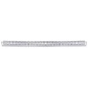 RS PRO Open Slot PVC Cable Trunking Grey W40mm x D60 mm x L1 m Self-Extinguishing W40mm