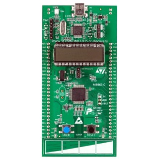 STMicroelectronics Discovery MCU Development Kit with ARM Cortex M3 32MHz MCU, 256KB Flash, 32KB RAM, RoHS STM32L152C-DISCO
