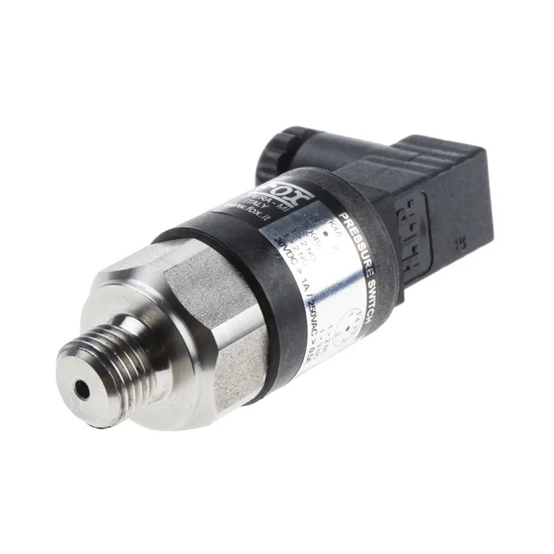 RS PRO Pressure Switch 1 NO/1 NC 1/4 in BSP Male Thread 1 bar to 12 bar 250V AC IP65 880-2289