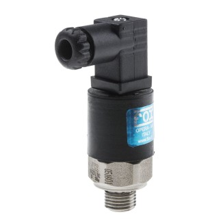 RS PRO Hydraulic Pressure Sensor BSP 1/4, M2 DIN Plug, 20 bar to 200 bar, Steel Housing, IP65 Rated 880-2295