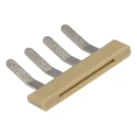 Weidmüller SAK Series Jumper Bar for Use with Cross Connection Link Polyamide Grey 6mm Pitch Screw Termination 0482700000