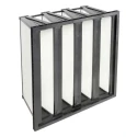 Camfil Opakfil ES Series Fibreglass Compact V-Filter F7 Grade Panel Filter w 592mm h 287mm d 296mm 2511.52.5001