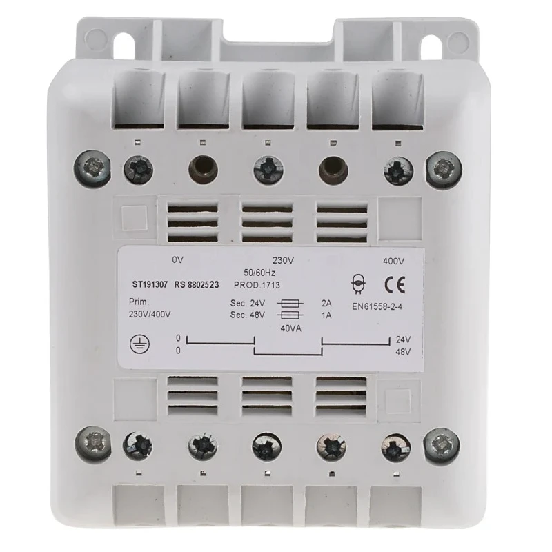 Legrand 40 VA DIN Rail Transformer, 400 V AC Primary, 24 V AC Secondary, IEC 61558-2-6 880-2523