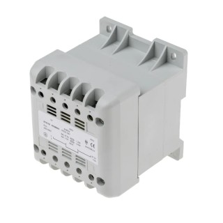 RS PRO 63 VA DIN Rail Transformer, 400 V AC, 230 V Primary, 115 V AC, 24 V, 12 V Secondary, IP21, RoHS, ASNZS 880-2551