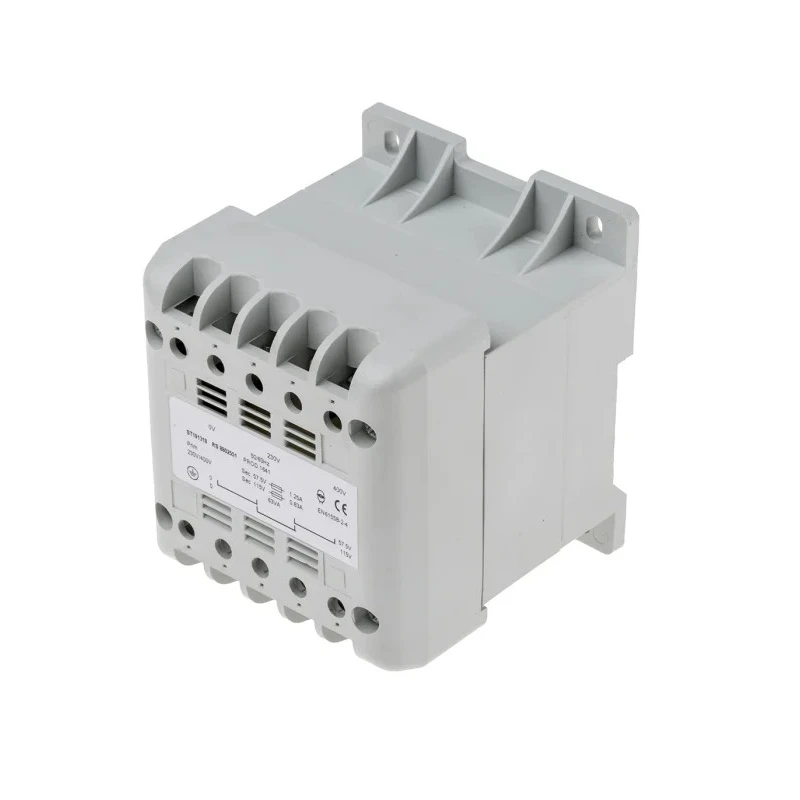 RS PRO 63 VA DIN Rail Transformer, 400 V AC, 230 V Primary, 115 V AC, 24 V, 12 V Secondary, IP21, RoHS, ASNZS 880-2551